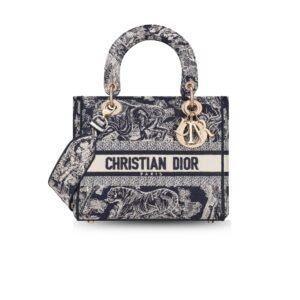 Christian Dior Medium Lady D-Lite Bag Blue M0565ORGO_M928